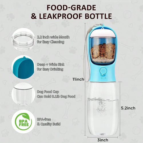 HydraPup Portable Water & Food Bottle